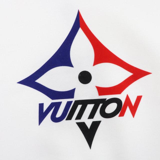 未使用品☆LOUIS VUITTON ルイヴィトン 24SS コットン LV スノーフレークスウェットシャツ ホワイト S イタリア製 正規品 レディース_4