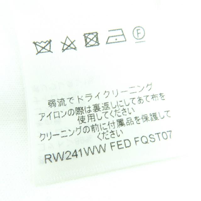 未使用品☆LOUIS VUITTON ルイヴィトン 24SS コットン LV スノーフレークスウェットシャツ ホワイト S イタリア製 正規品 レディース_6