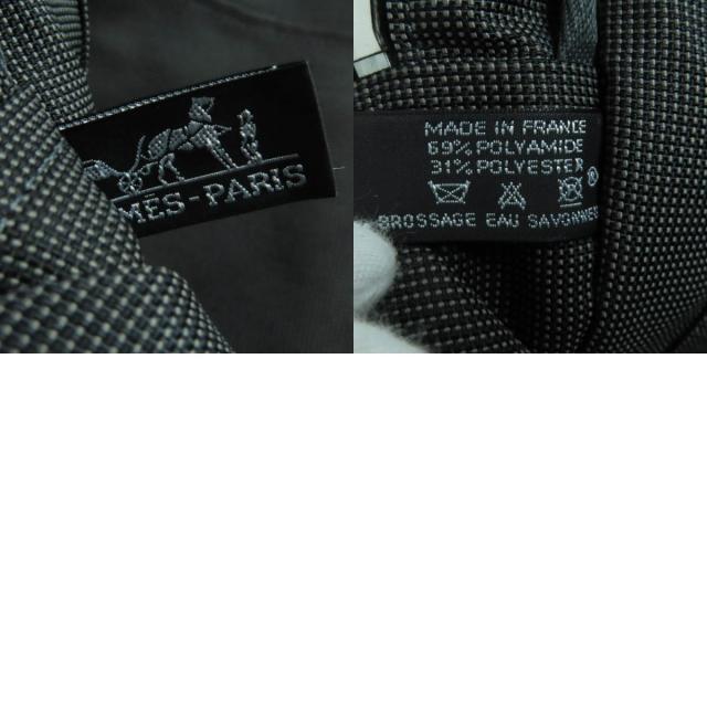 極美品☆HERMES エルメス エールライン MM セリエ金具 キャンバス トートバッグ ハンドバッグ グレー フランス製 レディース_9