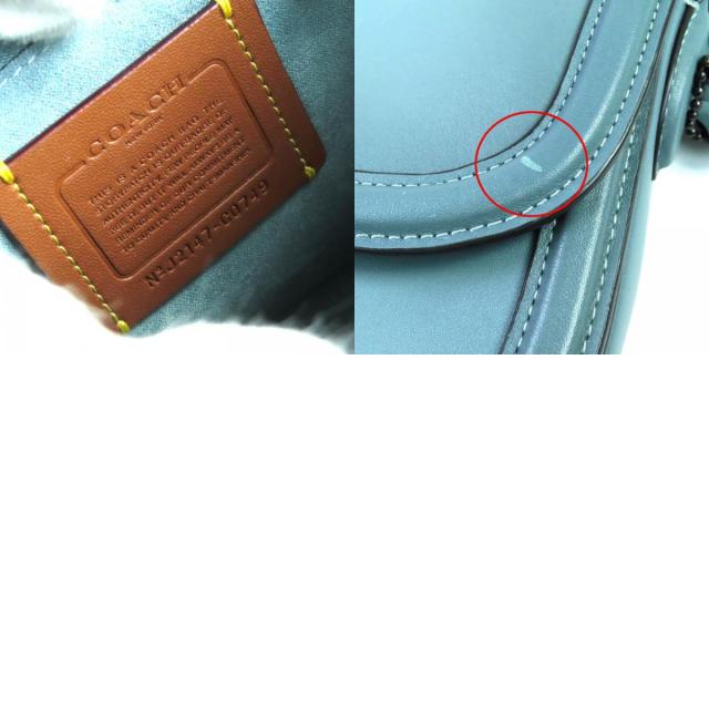 極美品△COACH コーチ C0749 Beat Saddle Bag ビートサドルバッグ