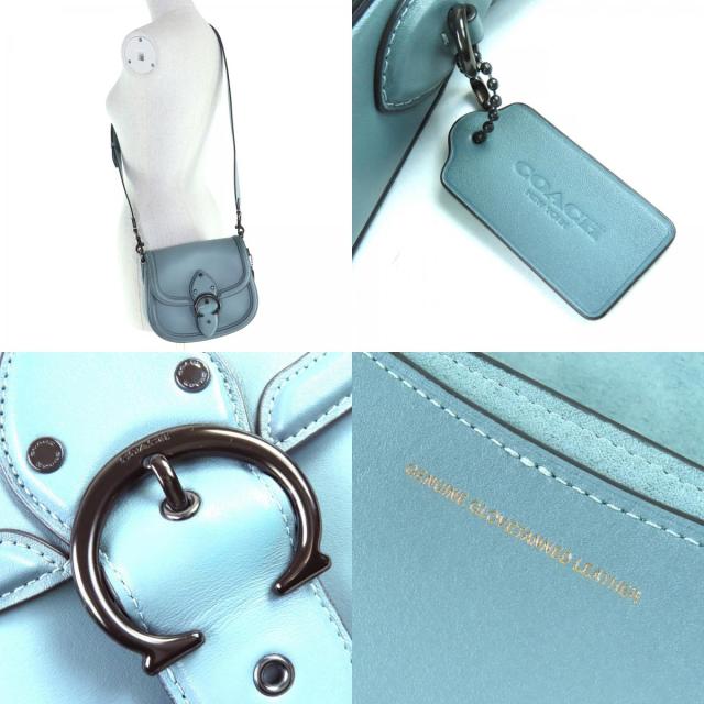 極美品△COACH コーチ C0749 Beat Saddle Bag ビートサドルバッグ