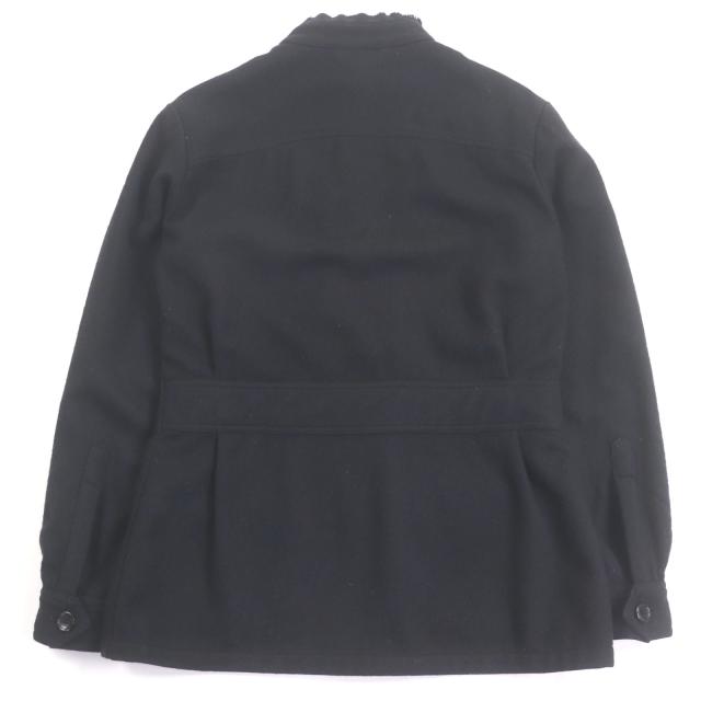 美品□RAF SIMONS ラフシモンズ ウール100％ 04AW WAVES期 M-65 ミリタリージャケット ブルゾンジャケット ブラック 46 正規品 メンズ 美品□RAF SIMONS ラフシモンズ ウール100％ 04AW WAVES期 M-65