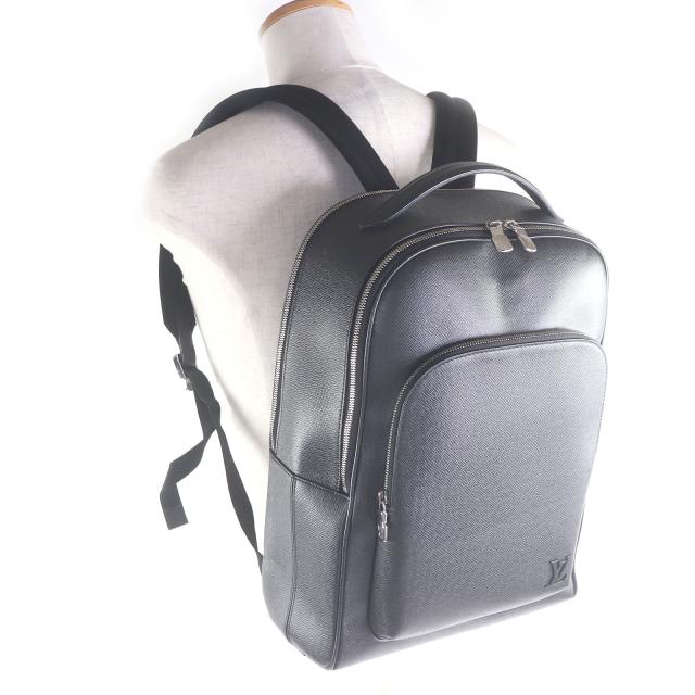 極美品□LOUIS VUITTON ルイヴィトン M30977 アヴェニューバックパック タイガ LVロゴ リュックサック ノワール フランス製 定価561000円_1