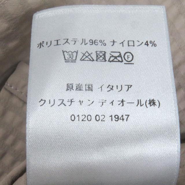 極美品□DIOR ディオール オム 033C508C810B チェック柄 ロゴパッチ サッカー地 ショートスリーブ 半袖シャツ ベージュ 41 伊製 正規品_6