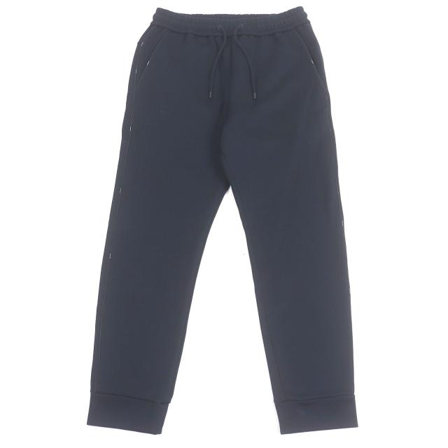 極美品□FENDI フェンディ 2021年製 FB0599 サイドロゴライン ジョガーパンツ スウェットパンツ ネイビー 48 イタリア製 正規品 メンズ