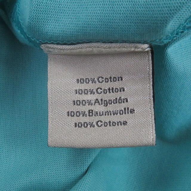 極美品□HERMES エルメス シュヴォー・アン・シンメトリー コットン100％ カットソー 半袖Ｔシャツ ライトブルー XL イタリア製　メンズ_5