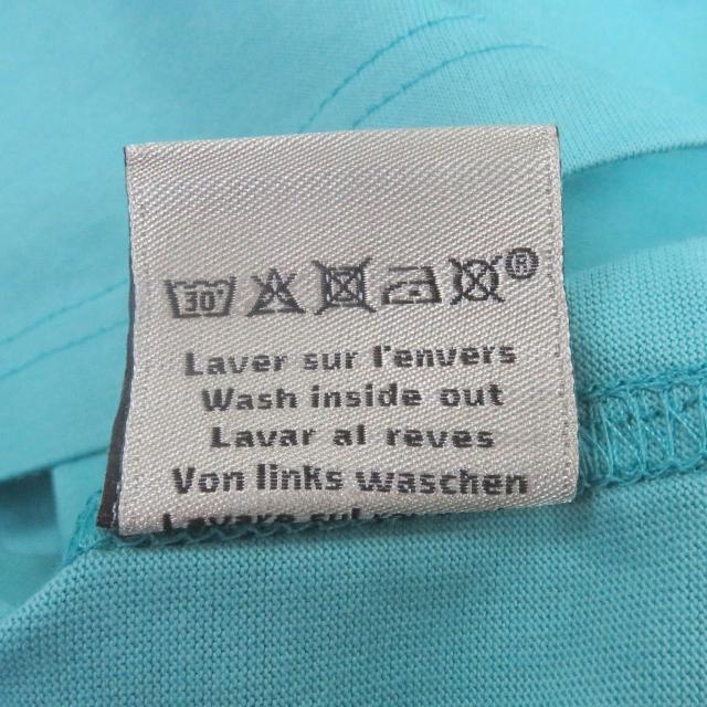 極美品□HERMES エルメス シュヴォー・アン・シンメトリー コットン100％ カットソー 半袖Ｔシャツ ライトブルー XL イタリア製　メンズ_6