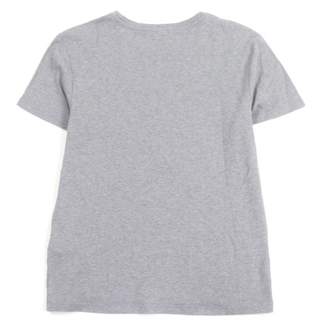 極美品□BERLUTI ベルルッティ ロゴパッチ クルーネック ショートスリーブ 半袖Ｔシャツ カットソー グレー XS イタリア製 正規品 メンズ 極美品□BERLUTI ベルルッティ ロゴパッチ クルーネック ショート