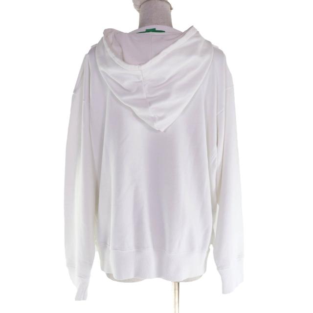 未使用品★Stella McCartney ステラマッカートニー 2023年製 6J0251 コットン100％ レコード フーディ パーカー ホワイト S 正規品 レディース 未使用品☆Stella McCartney ステラマッカートニー 2023年製 6J0251