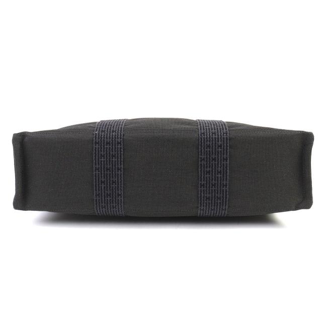 極美品△HERMES エルメス エールライン MM 鍵・カデナ付き セリエボタン キャンバス 大型 トートバッグ ボストンバッグ グレー 仏製_3