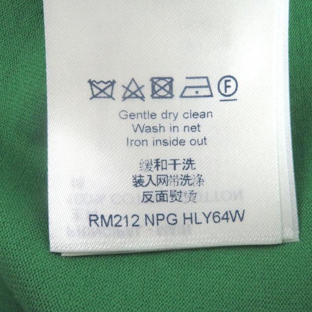 極美品□LOUIS VUITTON ルイヴィトン インサイドアウト LV デボスエンボスロゴ 半袖Ｔシャツ グリーン M イタリア製 正規品 メンズ_7