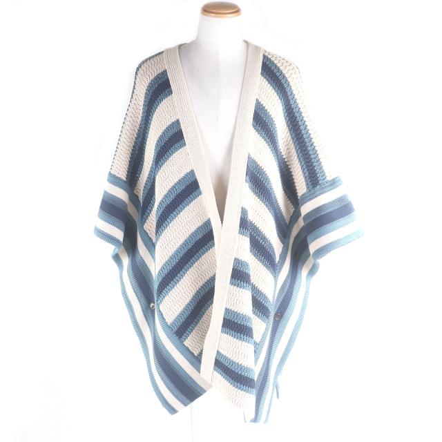 極美品□DIOR ディオール オム 24SS 483M233AT828 パーレイ フォー ジ オーシャンズ ビーチウェアコレクション ポンチョ S 伊製 正規品