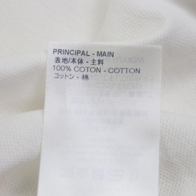 美品▼LOUIS VUITTON ルイヴィトン 20AW コットン100% ダミエ ロゴプレート付き クルーネック ショートスリーブ 半袖Ｔシャツ XL 正規品_6