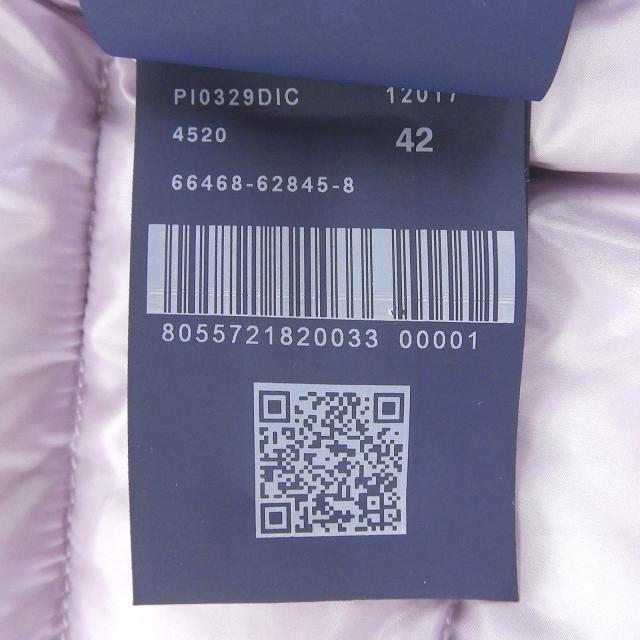 極美品▲Herno ヘルノ ICONICO イコニコ 2023年製 PI0329DIC SERENA セレナ ダブルジップ フード付き ロングダウンベスト 42 正規品_6