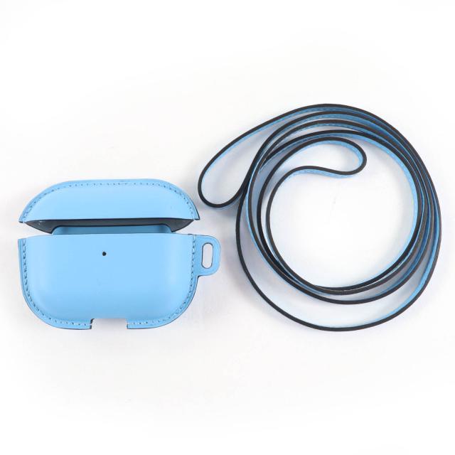 未使用品☆HERMES エルメス ヴォースイフト セレステ/ブルーリン AirPods Pro2用ケース エアポッズケース B刻印 箱・保存袋付き 仏製