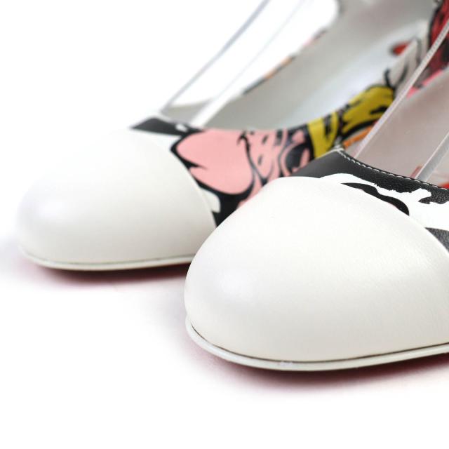 未使用品△CHRISTIAN LOUBOUTIN SHUN SUDO クリスチャン ルブタン シュン スドウ ミス ジェーン レザー パンプス 35.5 伊製_4