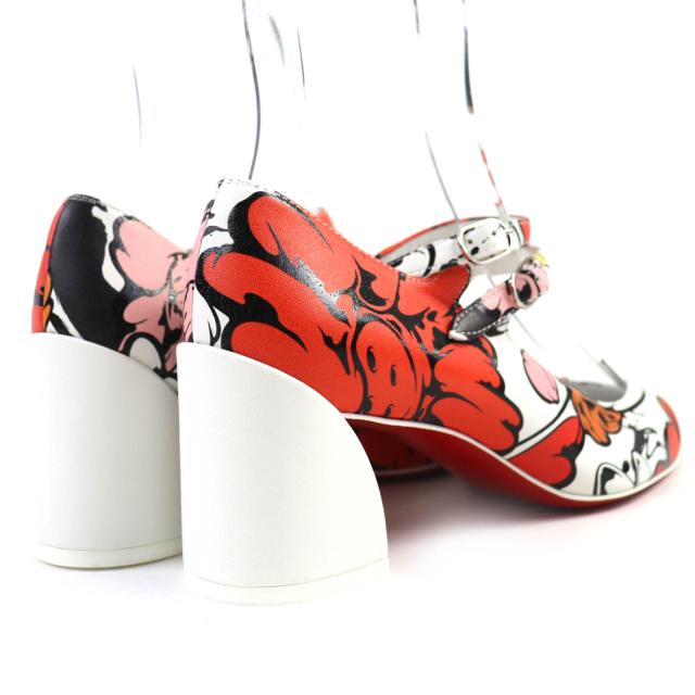未使用品△CHRISTIAN LOUBOUTIN SHUN SUDO クリスチャン ルブタン シュン スドウ ミス ジェーン レザー パンプス 35.5 伊製_6