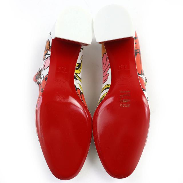 未使用品△CHRISTIAN LOUBOUTIN SHUN SUDO クリスチャン ルブタン シュン スドウ ミス ジェーン レザー パンプス 35.5 伊製_8