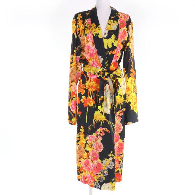 未使用品☆DRIES VAN NOTEN ドリスヴァンノッテン 20SS CHARLY 9404 W.W.SHIRT BLA クリスチャンラクロワ ガウンコート オレンジ系 XS