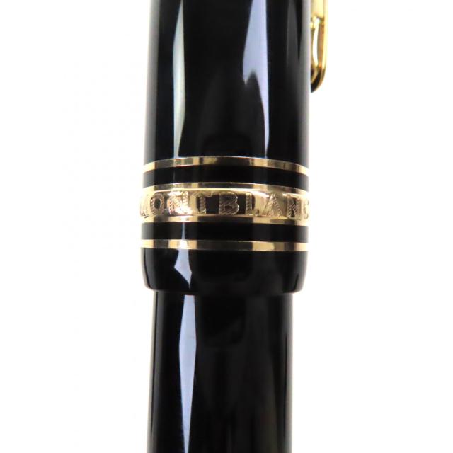 良品▼MONTBLANC モンブラン マイスターシュテュック 147 トラベラー ペン先14K Mニブ ホワイトスター 万年筆 ブラック ゴールド メンズ_8