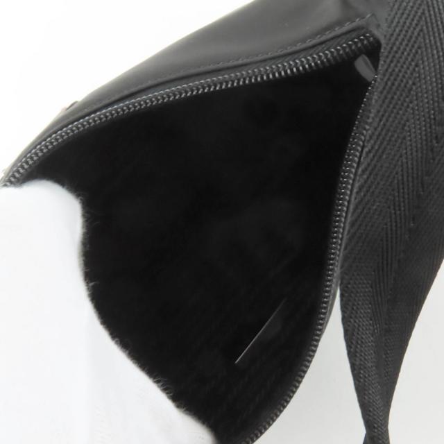 未使用品★PRADA プラダ 1NE515 Re-Edition 2000 Re-Nylon ミニバッグ 三角プレート チャーム付 ワンショルダーバッグ ブラック_3