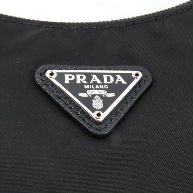 未使用品★PRADA プラダ 1NE515 Re-Edition 2000 Re-Nylon ミニバッグ 三角プレート チャーム付 ワンショルダーバッグ ブラック_7