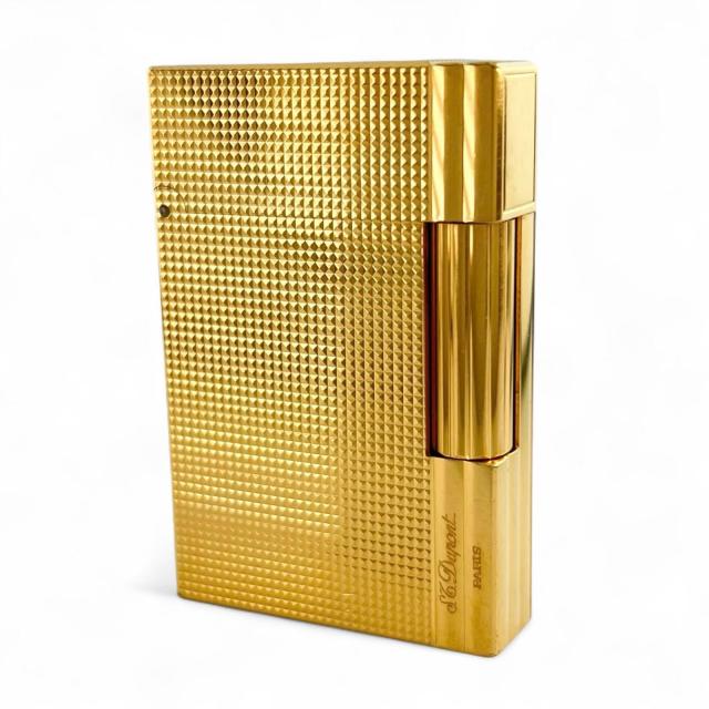 美品▲Dupont デュポン ギャッツビー ダイヤモンドヘッド ローラー式 喫煙具 ガスライター ゴールド フランス製 メンズ 着火確認済み 38,610円