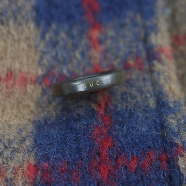 極美品▼GUCCI グッチ 770761 ウール70% インターロッキングGワッペン チェック柄 シングルジャケット テーラード 50 正規品 メンズ_6