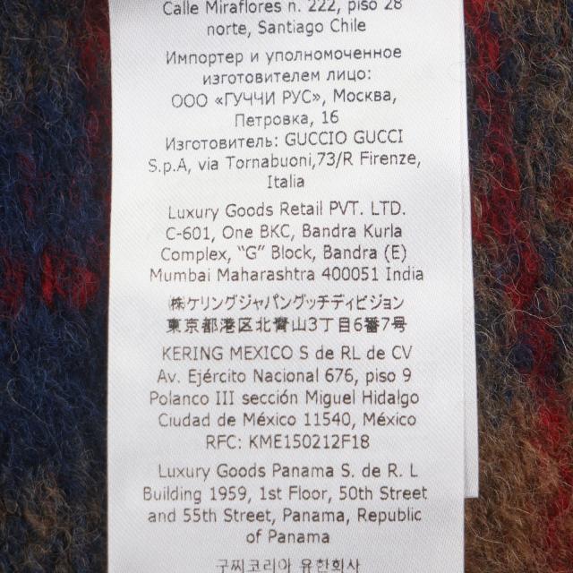 極美品▼GUCCI グッチ 770761 ウール70% インターロッキングGワッペン チェック柄 シングルジャケット テーラード 50 正規品 メンズ_9
