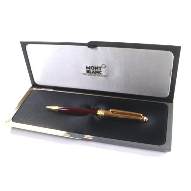 美品▼モンブラン マイスターシュテュック クラシック ソリテール ドゥエ バーメイル キャップ925 ボールペン 総重量32.97g 筆記確認済み_1