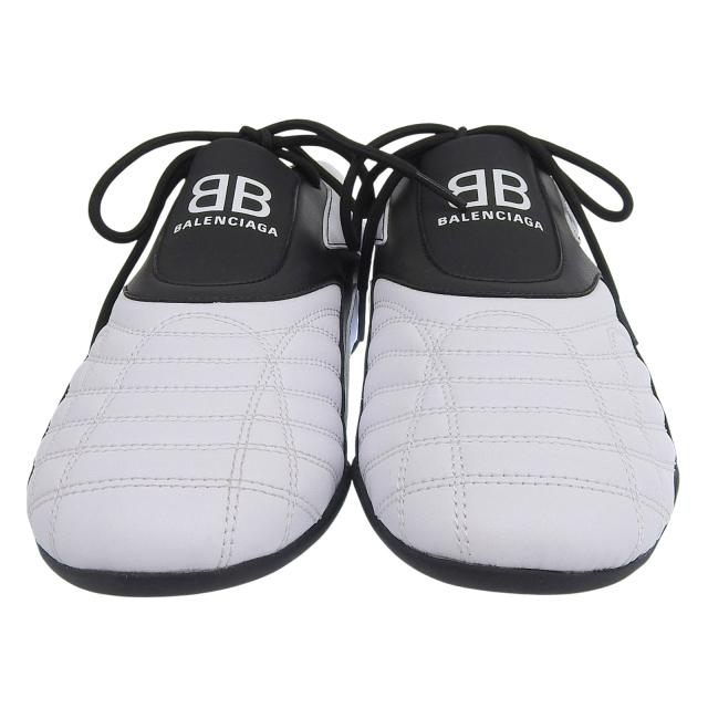 未使用品▲BALENCIAGA バレンシアガ 617540 ZEN SNEAKER ローカットスニーカー シューズ ホワイト ブラック 27 箱付き メンズ_3