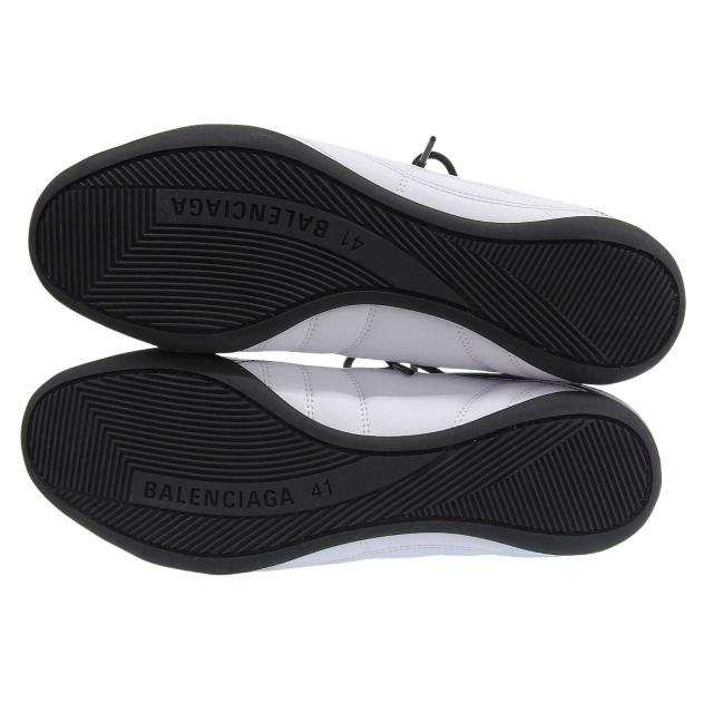 未使用品▲BALENCIAGA バレンシアガ 617540 ZEN SNEAKER ローカットスニーカー シューズ ホワイト ブラック 27 箱付き メンズ_5
