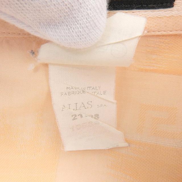 美品▲Gianni Versace ジャンニヴェルサーチ コットン100％ ヴィンテージ 総柄 メデューサ金具 長袖シャツ ピンク 48 正規品 メンズ_8