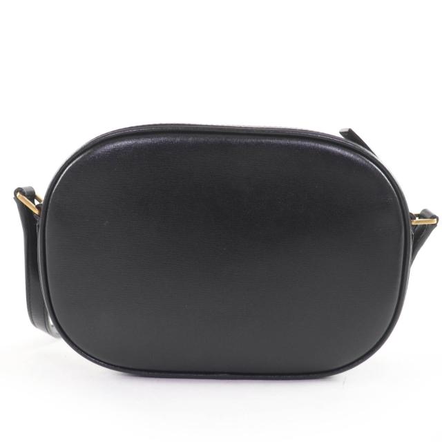 極美品☆SAINT LAURENT PARIS サンローランパリ 582673 YSLロゴ カメラバッグ レザー ショルダーバッグ ブラック イタリア製 レディース_2