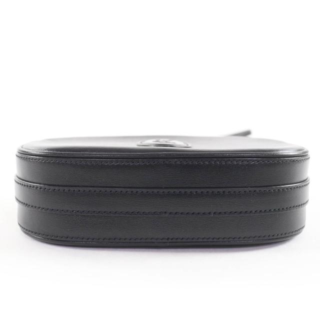 極美品☆SAINT LAURENT PARIS サンローランパリ 582673 YSLロゴ カメラバッグ レザー ショルダーバッグ ブラック イタリア製 レディース_3