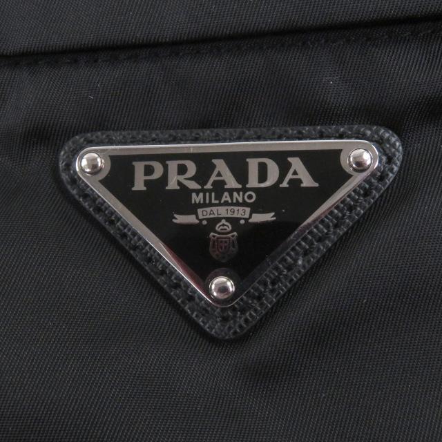 未使用品□PRADA プラダ UJP112 サイドライン トライアングルロゴ 三角プレート スウェットパンツ ジョガーパンツ ブラック L 正規品_4