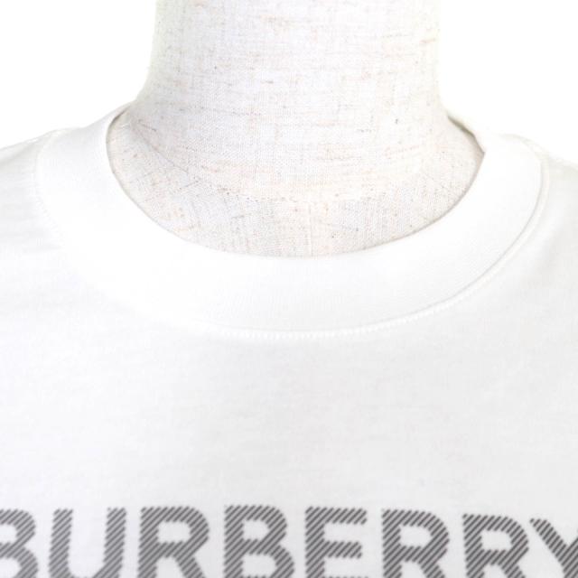 未使用品◇BURBERRY バーバリー 8064473 コットン100％ ホースフェリー ロゴ ショートスリーブ 半袖Ｔシャツ 白 XS 正規品 レディース_3