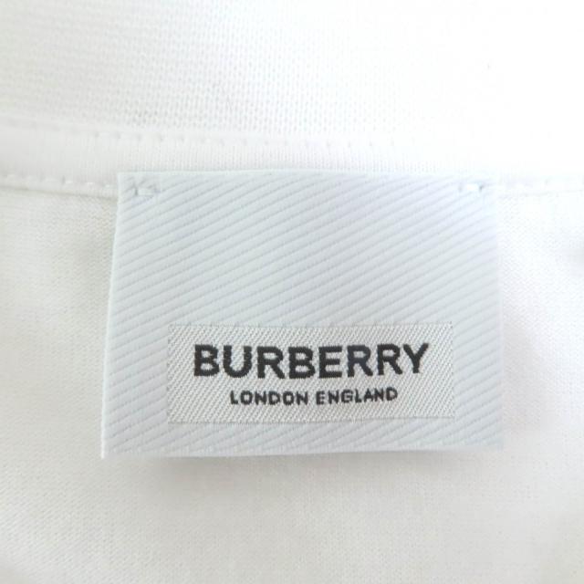 未使用品◇BURBERRY バーバリー 8064473 コットン100％ ホースフェリー ロゴ ショートスリーブ 半袖Ｔシャツ 白 XS 正規品 レディース_5