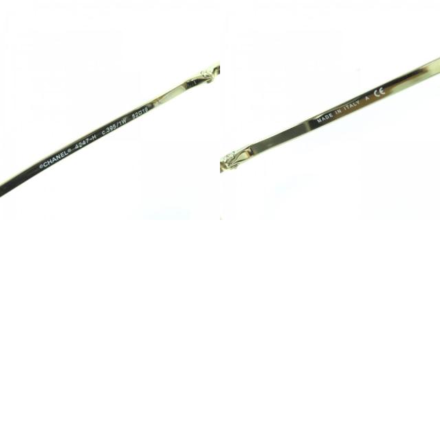 極美品☆CHANEL シャネル 4247 ココマーク フェイクパール サングラス