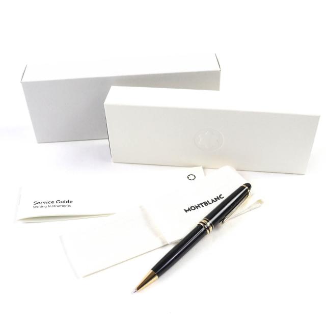 極美品△MONTBLANC モンブラン マイスターシュテュック クラシック ツイスト式 ボールペン 現行品 ブラック ゴールド 箱付 筆記確認済み 27,720円