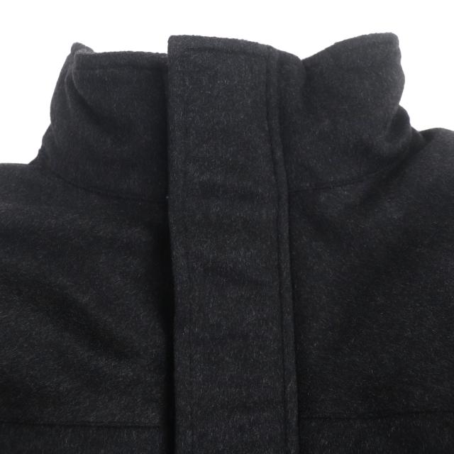 良品▼ALFRED DUNHILL アルフレッド ダンヒル カシミヤ100% ダブルジップアップ ダウンコート ダークグレー M イタリア製 正規品 メンズ_1