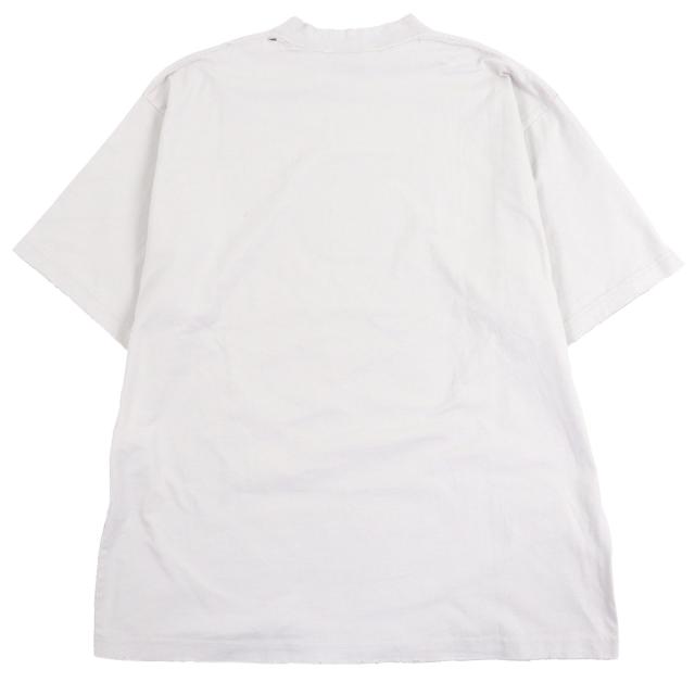 極美品□BALENCIAGA バレンシアガ 24SS 764235 コットン100％ VALENTINE CD T-Shirt 半袖Ｔシャツ カットソー グレー系 L 正規品 メンズ_2