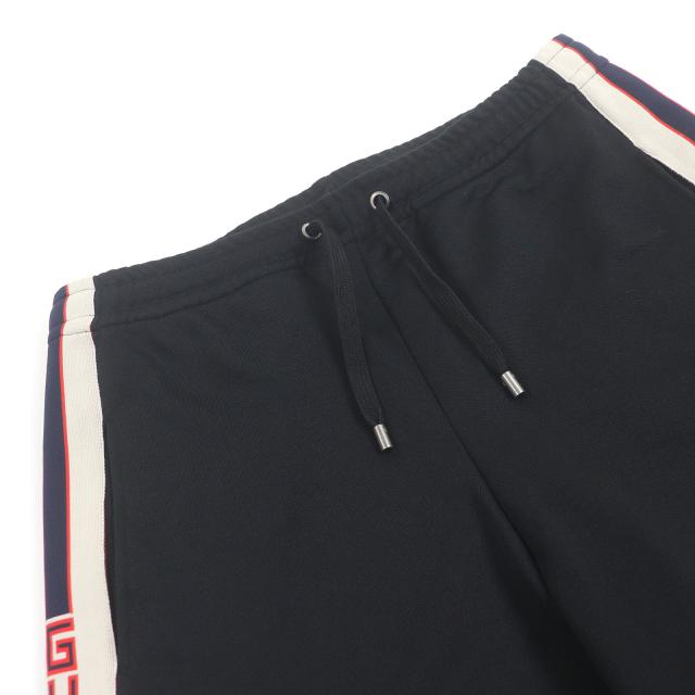 美品□GUCCI グッチ 475355 サイドロゴライン テクニカルジャージー
