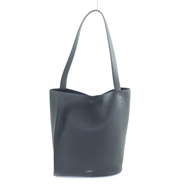 極美品★STUDIO NICHOLSON スタジオニコルソン DOUBLET TYPE2 PALMELLATO ロゴ入り レザー トートバッグ ブラック 袋付 定価176000円