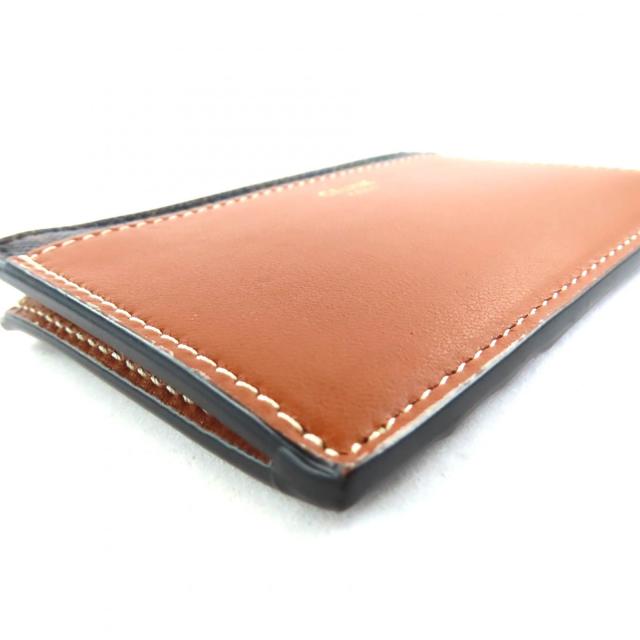 極美品◇CELINE セリーヌ トリオンフキャンバス フラグメントケース パスケース レザー カードケース ブラウン 箱・保存袋付 イタリア製_4