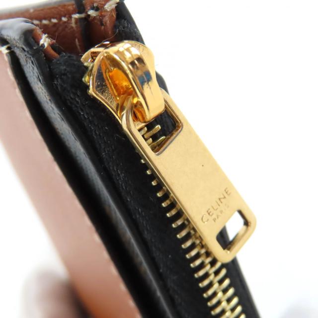 極美品◇CELINE セリーヌ トリオンフキャンバス フラグメントケース パスケース レザー カードケース ブラウン 箱・保存袋付 イタリア製_7