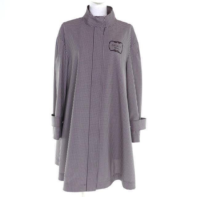 未使用品◇FOXEY NEW YORK フォクシー ニューヨーク 44436 Coat Rainy Walk ロゴ刺繍 ウォータープルーフ ストレッチ コート 38 正規品