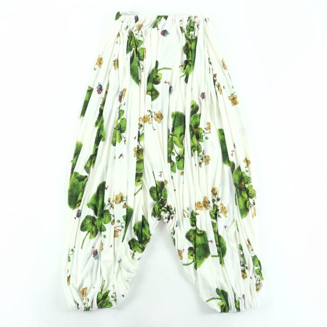 未使用品☆LOEWE ロエベ 24SS S540Y04XJY Printed Viscose Pant アナグラム デザイン パンツ 36 伊製 正規品 レディース 定価310300円