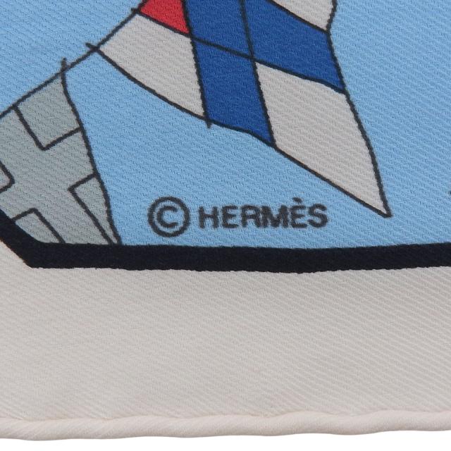 未使用品▲HERMES エルメス カレ70 UN AMOUR DE CHEVAL 馬への愛 シルク100％ スカーフ マルチカラー 箱付き フランス製 レディース_6