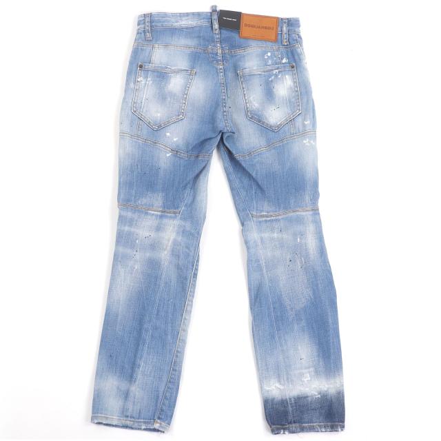 未使用品□DSQUARED2 ディースクエアード S74LB0853 Tidy Biker Jean
